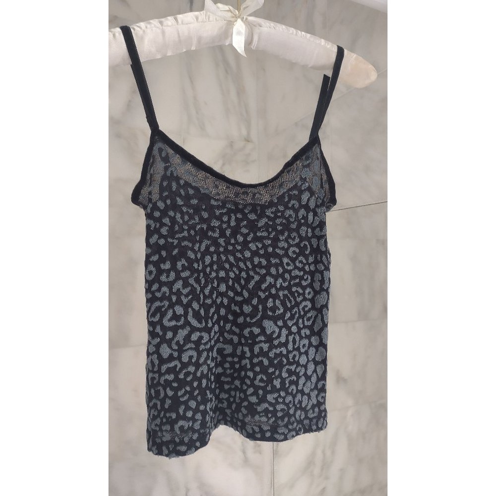 Vintage Velvet Leopard Tank